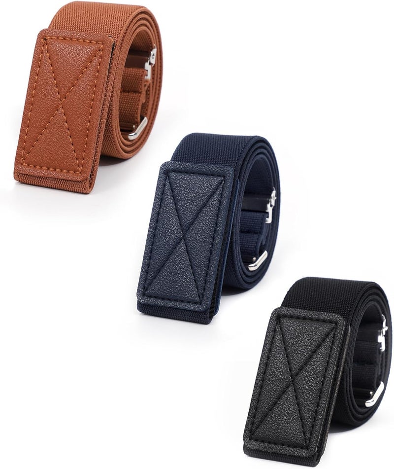 WELROG Kids Belts for Boys - Velcro Buckle Toddler Belt Elastic Adjustable Belt for Boys Girls - Image 1